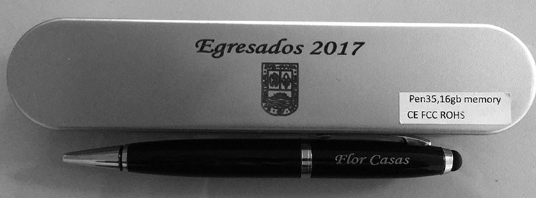 grabado laser en bolígrafos