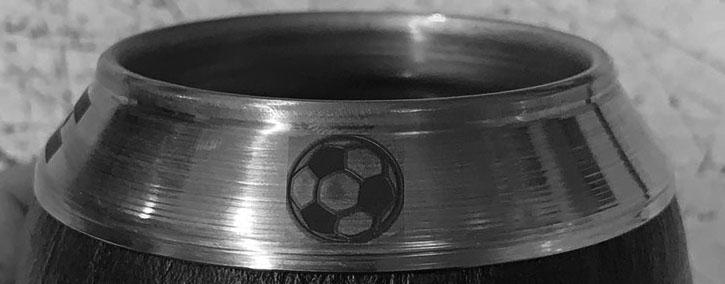 Grabado Laser virolas de mate